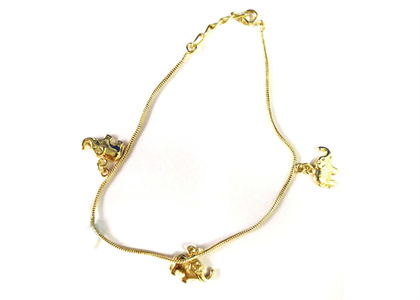 Gold Plated | Charm Anklets